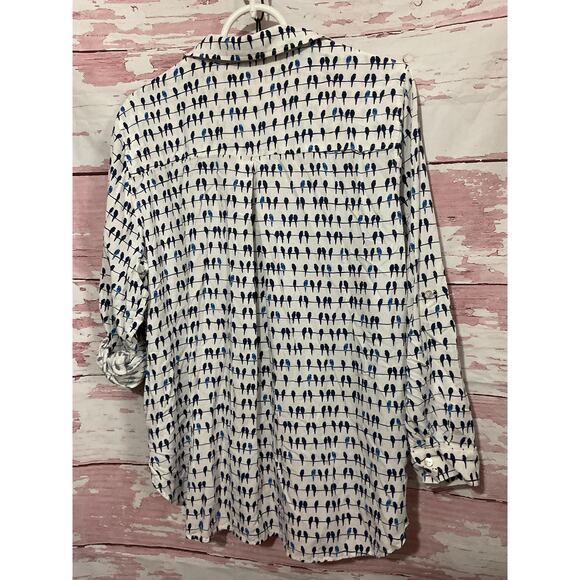 Jane  & Delancey Parrot Blouse Size 1X - Picture 5 of 8